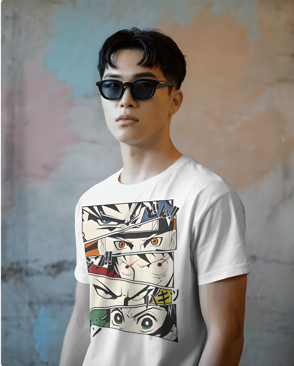 Anime Characters BeingStark Unisex Oversized Classic T-Shirt