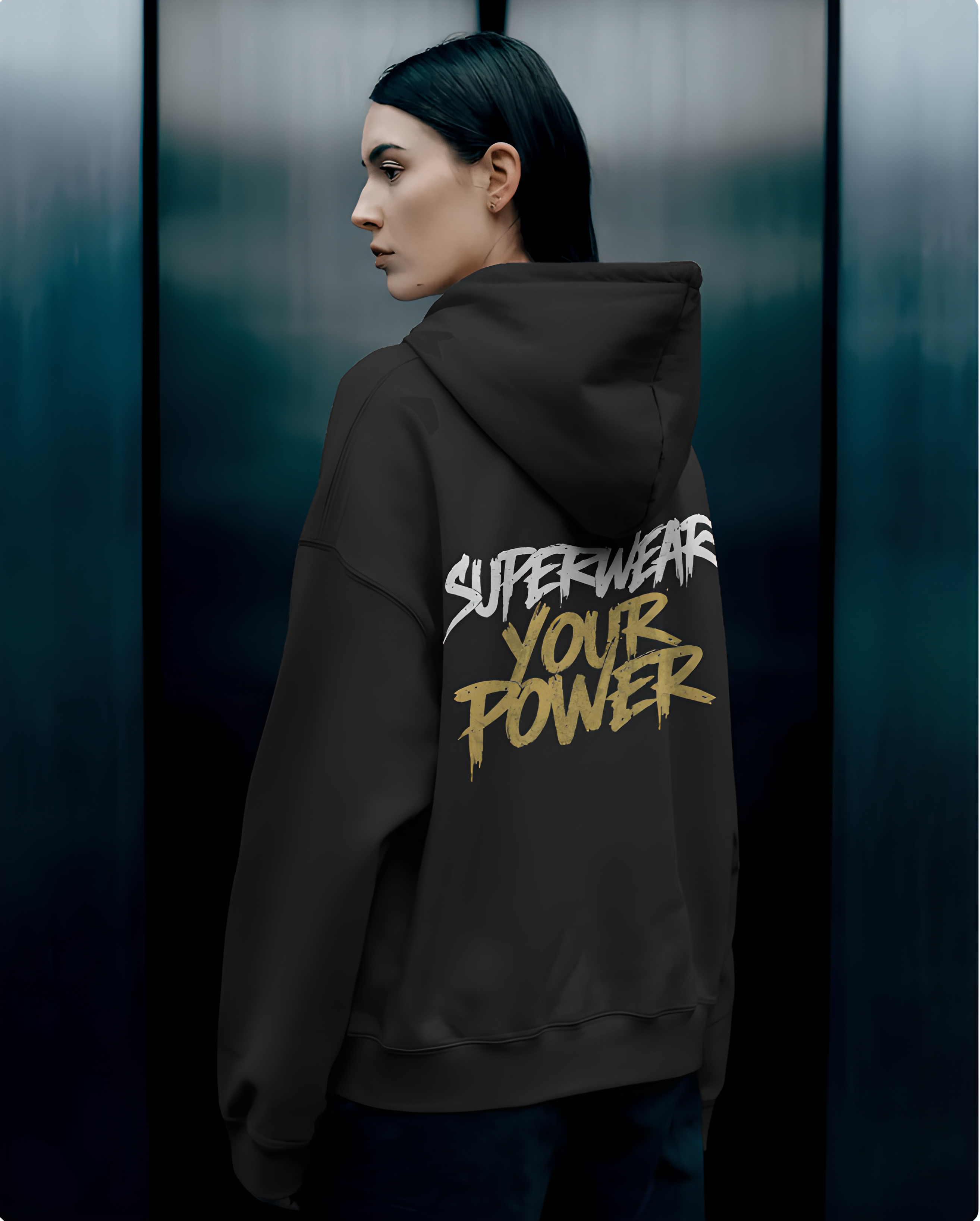SuperWear Your Power BeingStark Unisex Oversized Hoodie